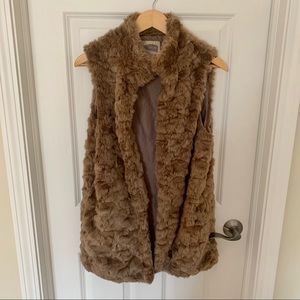 Brown Fur Vest